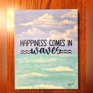 Inspiration handpainted canvas